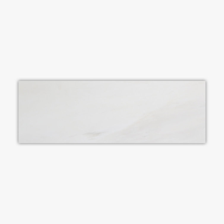 Bianco Dolomiti 4" x 12" Honed Marble Subway Tile