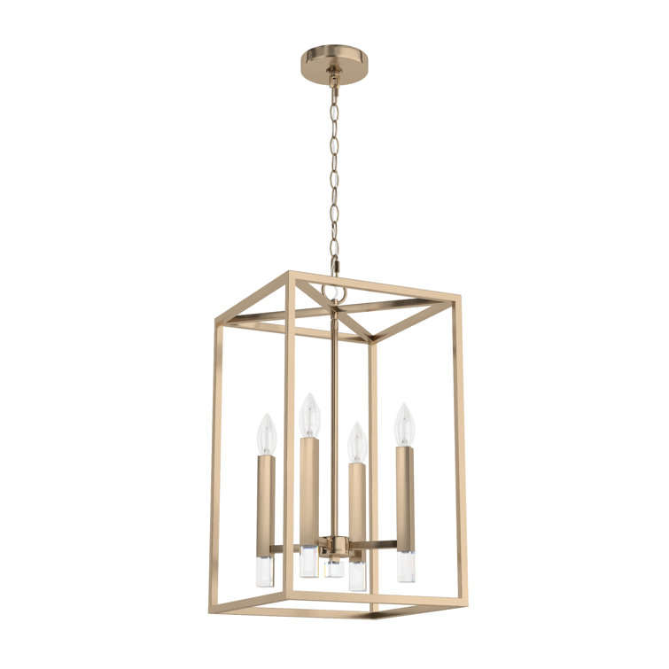 Alturas Gold Crystal LED 13" Modern Pendant Light