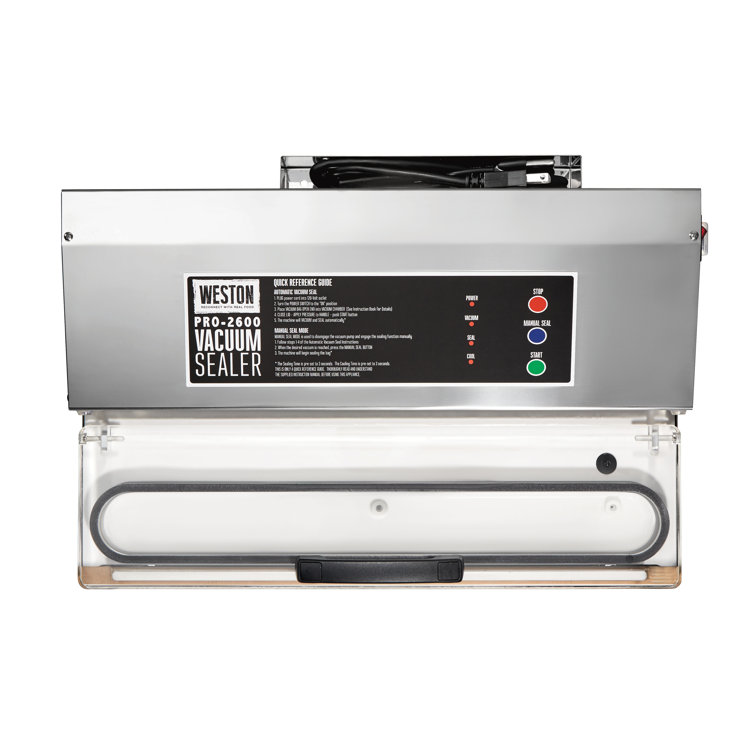 Weston Pro-2600 Stainless Steel Commercial Vacuum Sealer, 16-inch