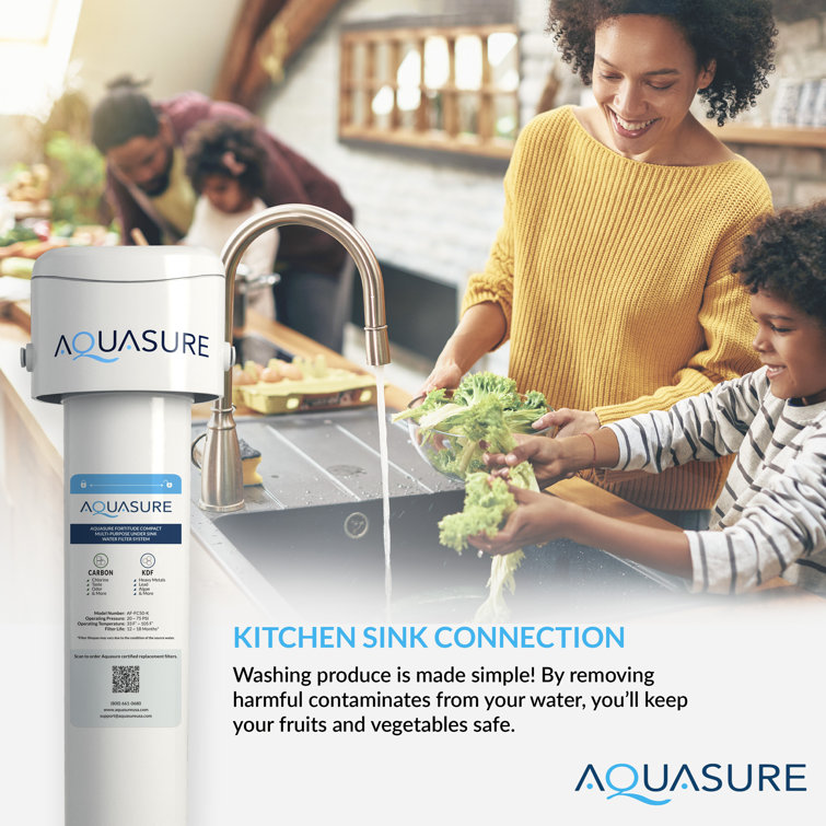 Aquasure Fortitude Compact Under Sink Replacement Water Filter
