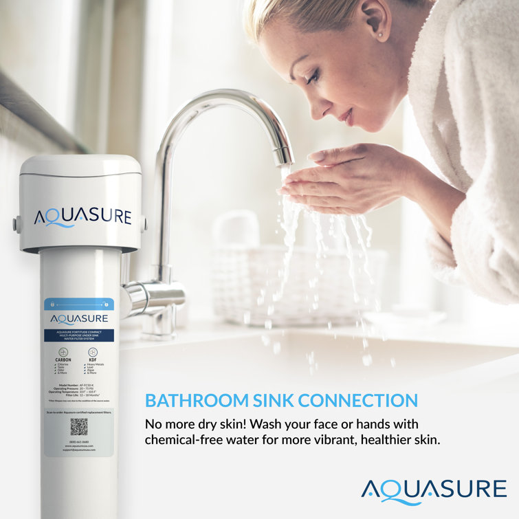 Aquasure Fortitude Compact Under Sink Replacement Water Filter