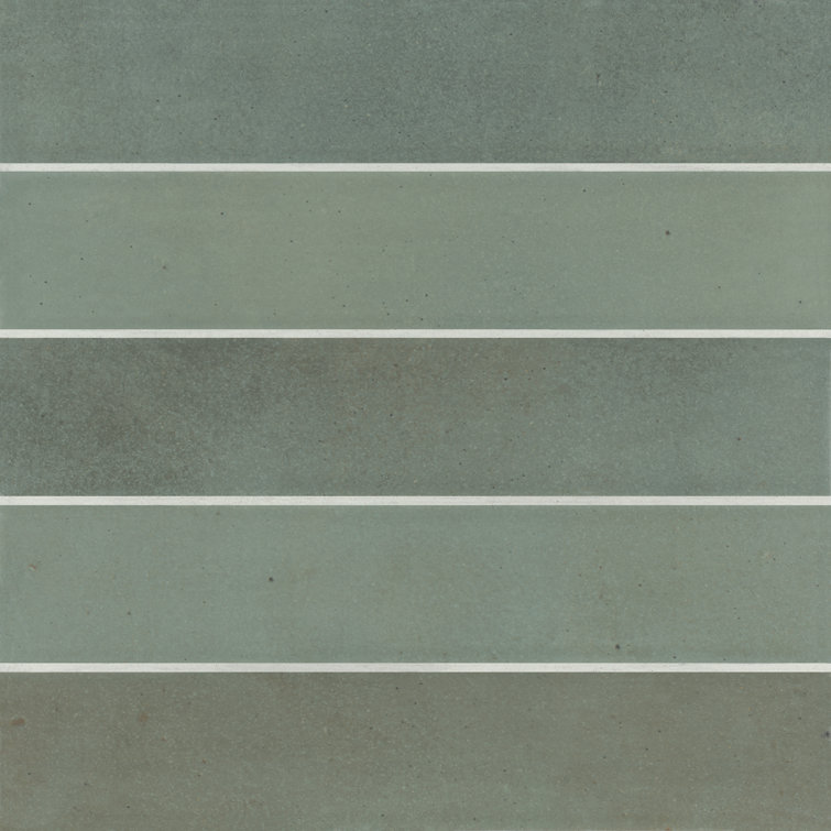Celine Matte Sage Green Porcelain Rectangular Wall & Floor Tile