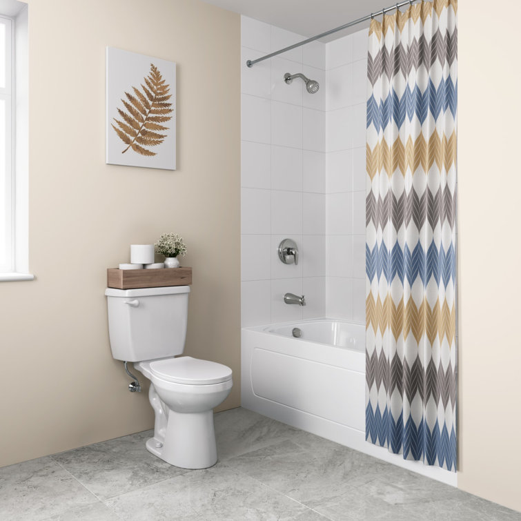 60'' x 32'' White Acrylic Alcove Soaking Bathtub