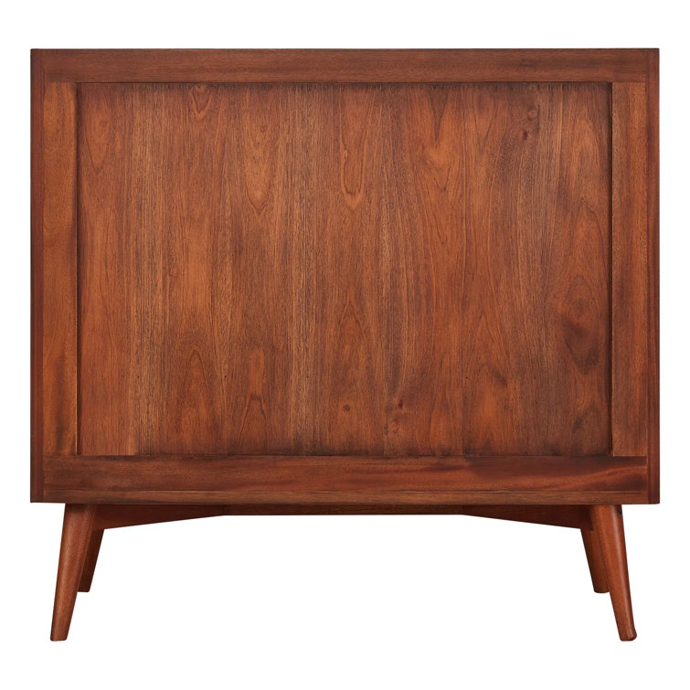 Novak 36" Teak Wood Single Vanity Set with Carrara Marble Top