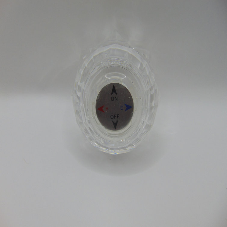 Avalon Clear Acrylic Single Knob Handle Faucet Replacement Kit