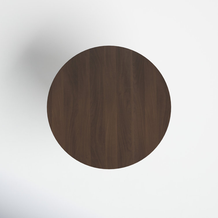 Tulane 48'' Round Dark Brown Mango Wood Dining Table