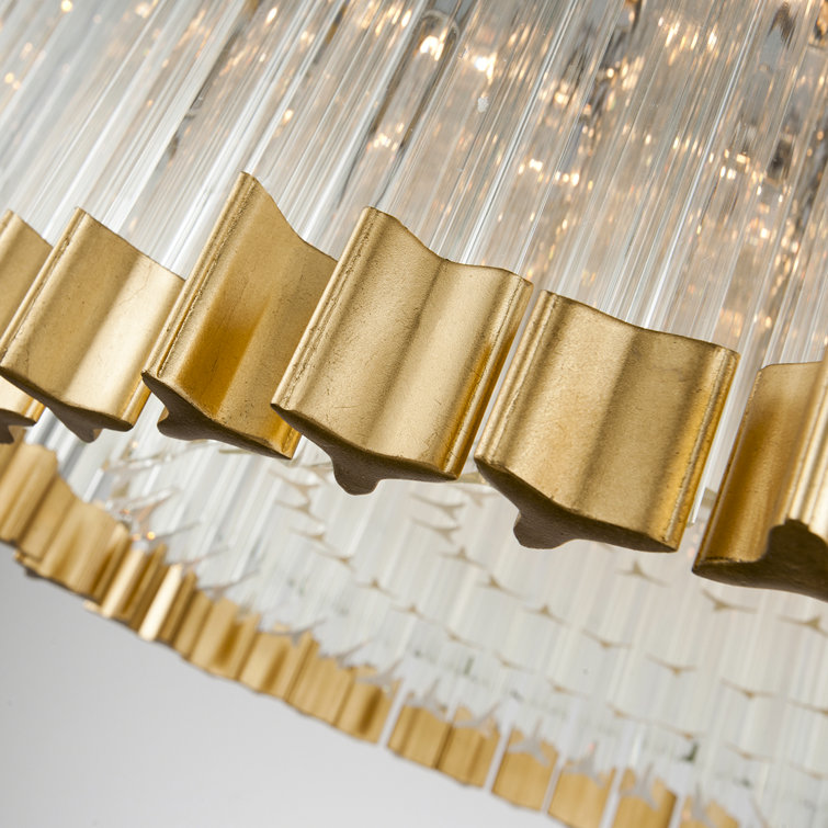 Mini 20" Transitional Crystal Silver Chandelier