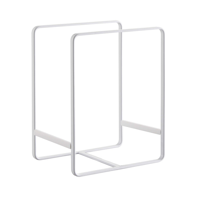 Elegant White Large Steel Dish Storage Rack