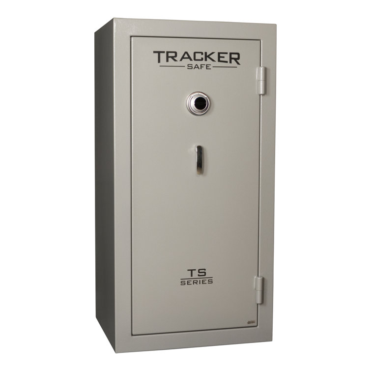 Gray Fireproof 24-Gun Safe with Mechanical Dial Lock