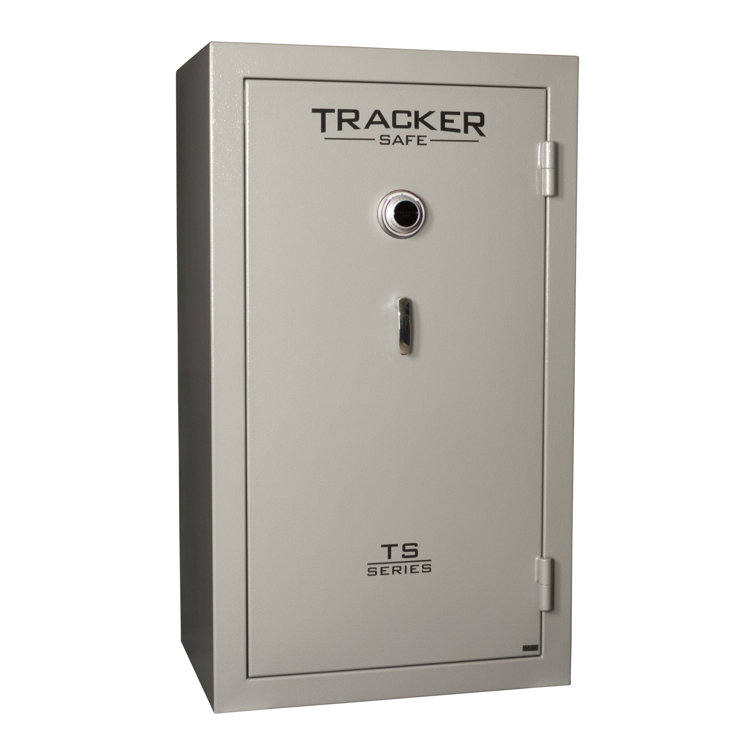 Gray Fireproof 30-Gun Safe with Mechanical Dial Lock