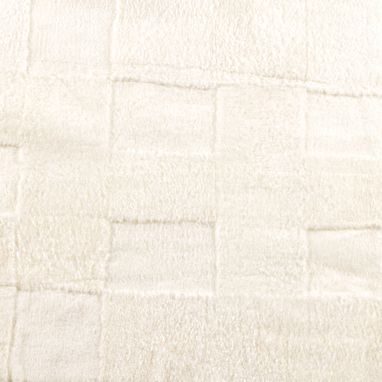 Handmade Ivory Sheepskin Fur Rectangular 8' x 10' Rug