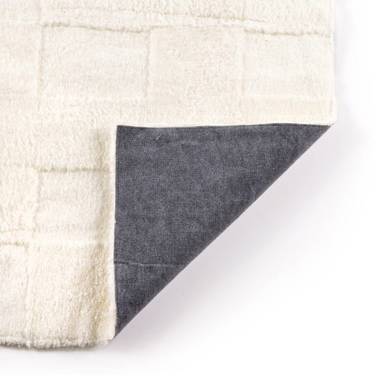 Handmade Ivory Sheepskin Fur Rectangular 8' x 10' Rug