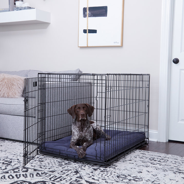 Large Denim Reversible Microfiber Crate Pad
