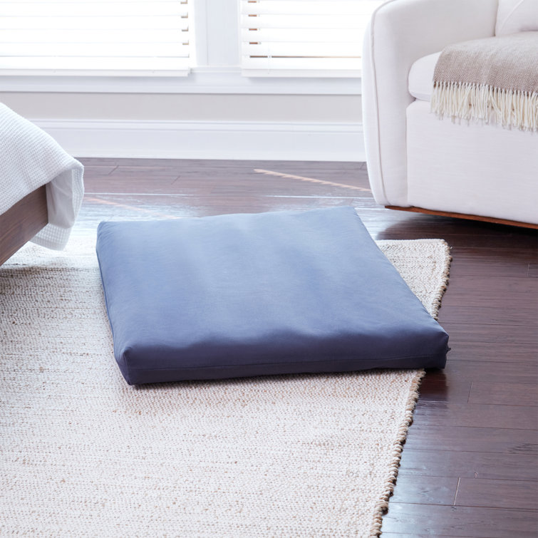 Large Denim Reversible Microfiber Crate Pad