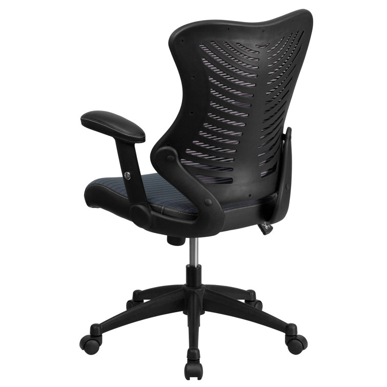 ErgoFlex High Back Executive Gray Mesh Swivel Chair with Lumbar Support
