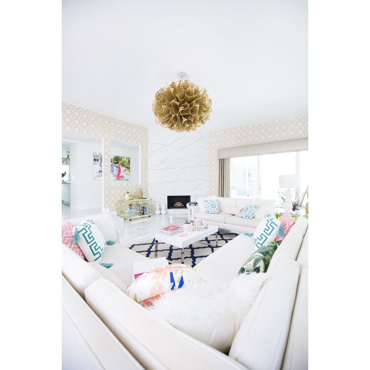 Gold Leaf 20-Light Crystal Chandelier