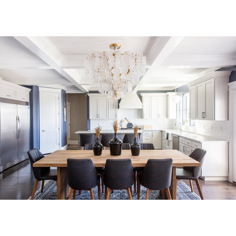 Royal Gold and Crystal 12-Light Chandelier