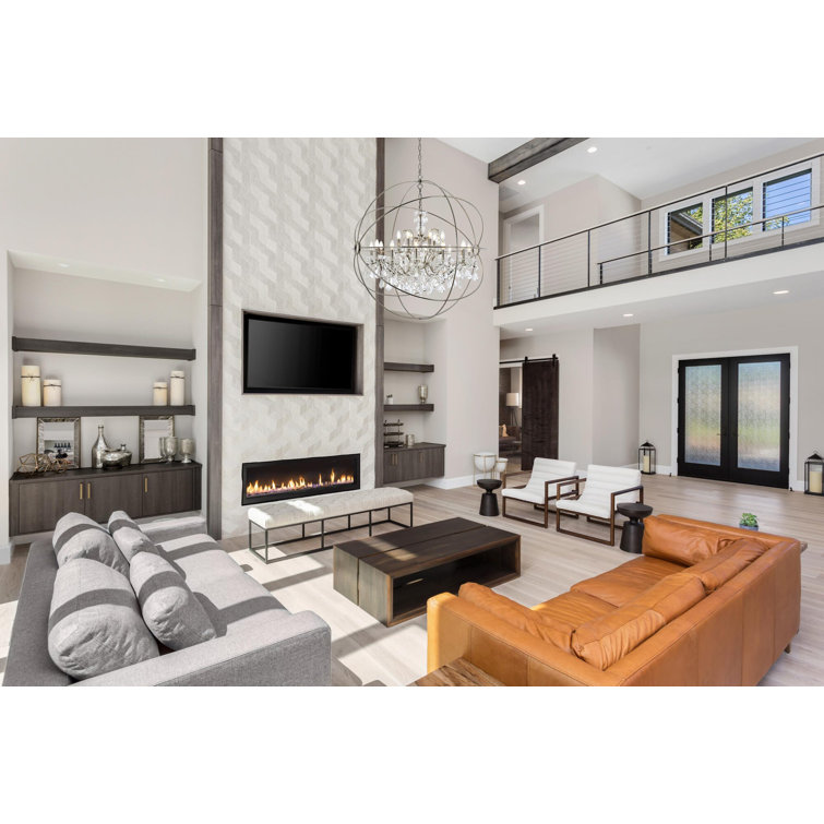 Geneva 18-Light Polished Nickel Crystal Globe Chandelier