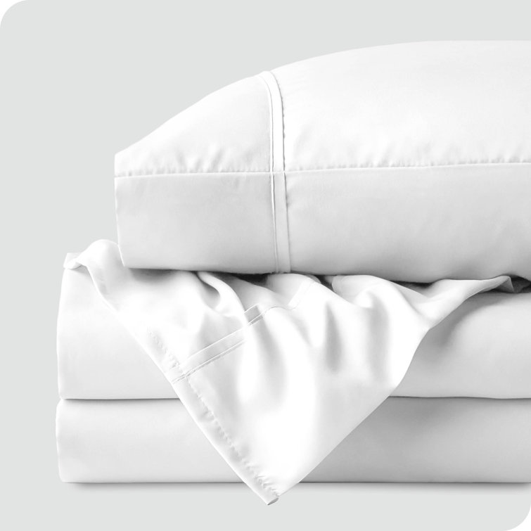 Twin XL Heathered Grey Ultra-Soft Microfiber Sheet Set