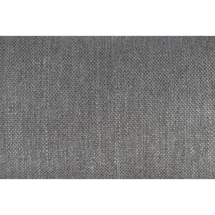 GROW 74.8'' Light Gray Wood & Olefin Outdoor Loveseat Sectional