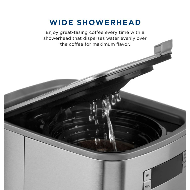 Stainless Steel 10-Cup Drip Coffee Maker with Thermal Carafe
