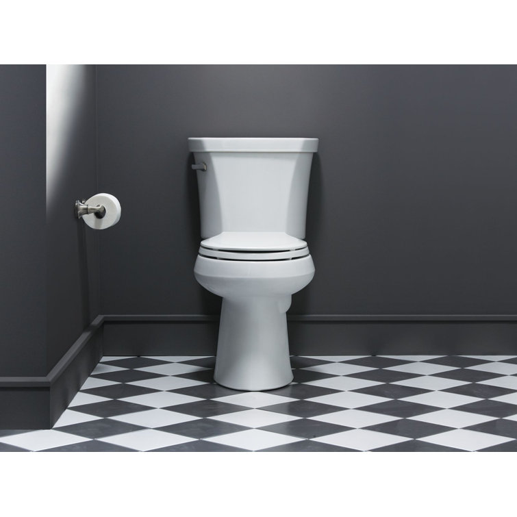 White High Efficiency Elongated Two-Piece Toilet