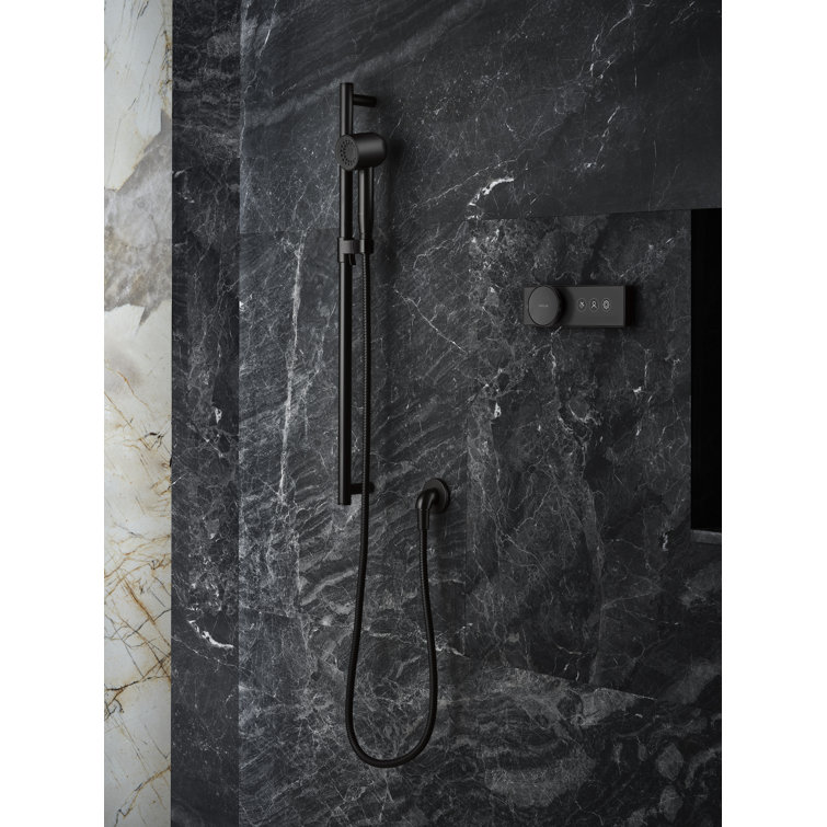 Compact Chrome Single Function Handheld Shower Head