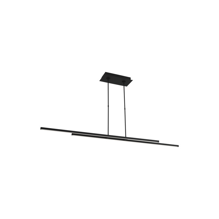 Nightshade Black Aluminum LED Indoor/Outdoor Pendant Light