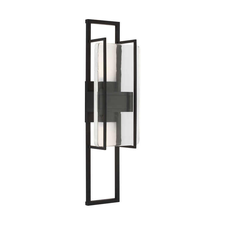 Duelle Nightshade Black LED Dimmable Wall Sconce