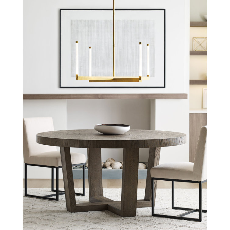 Phobos Sculptural LED Chandelier in Natural Brass, 36" Diameter