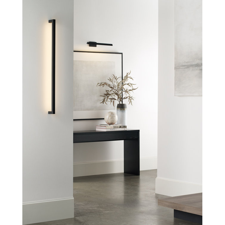 Stagger LED Dimmable Wall Sconce in Nightshade Black