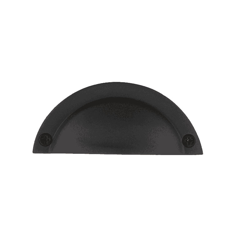 Oil Rubbed Bronze Oval Cup Pull Handle with Mounting Hardware