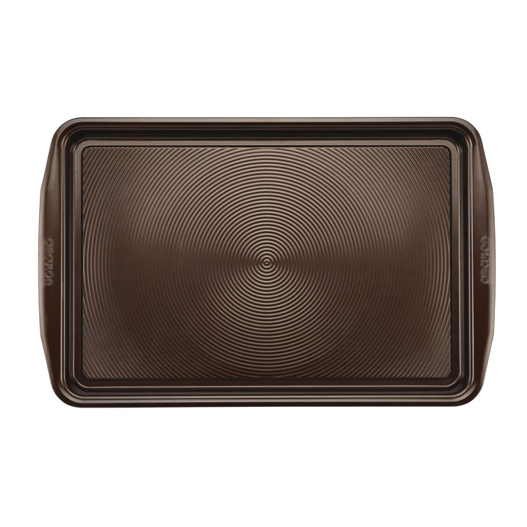 Chocolate Brown Nonstick Carbon Steel 17" x 11" Cookie Sheet