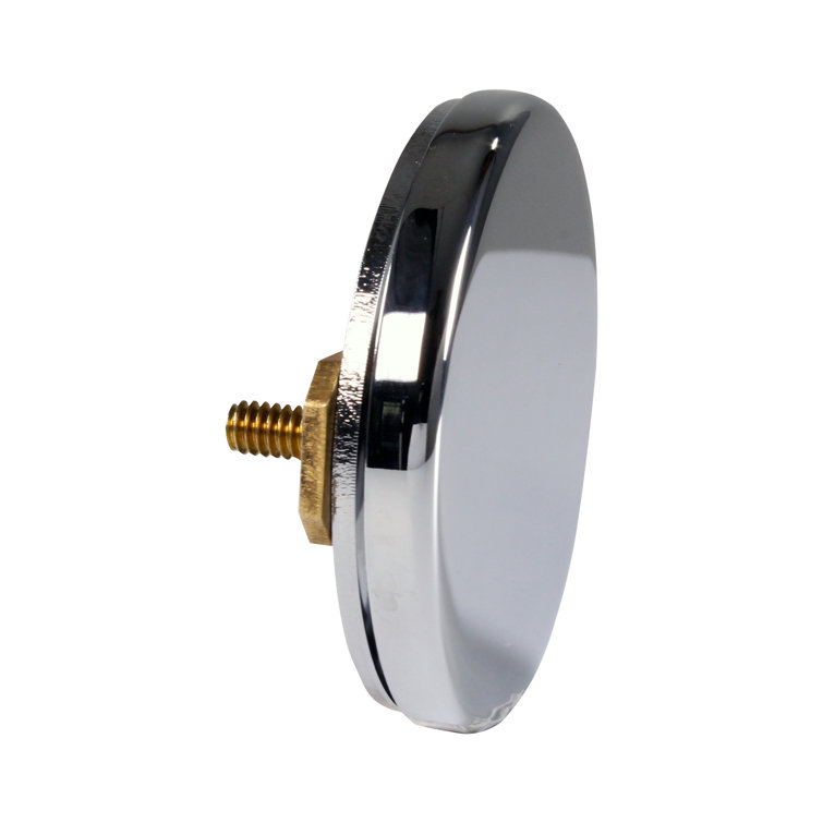 Polished Chrome No-Hole Overflow Faceplate Assembly