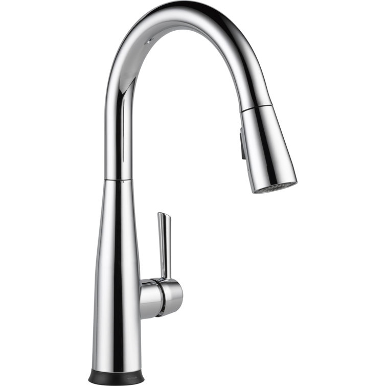 Chrome Transitional Pull-Down Kitchen Faucet with Touch Technology