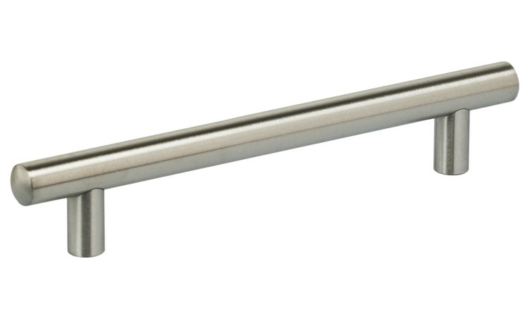 Satin Brushed Stainless Steel Modern Bar Pull