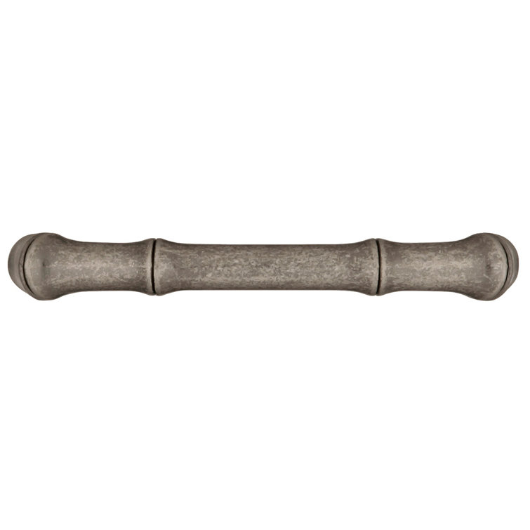 Black Nickel Vibed Bamboo Cabinet Pulls with Mounting Hardware, 3"