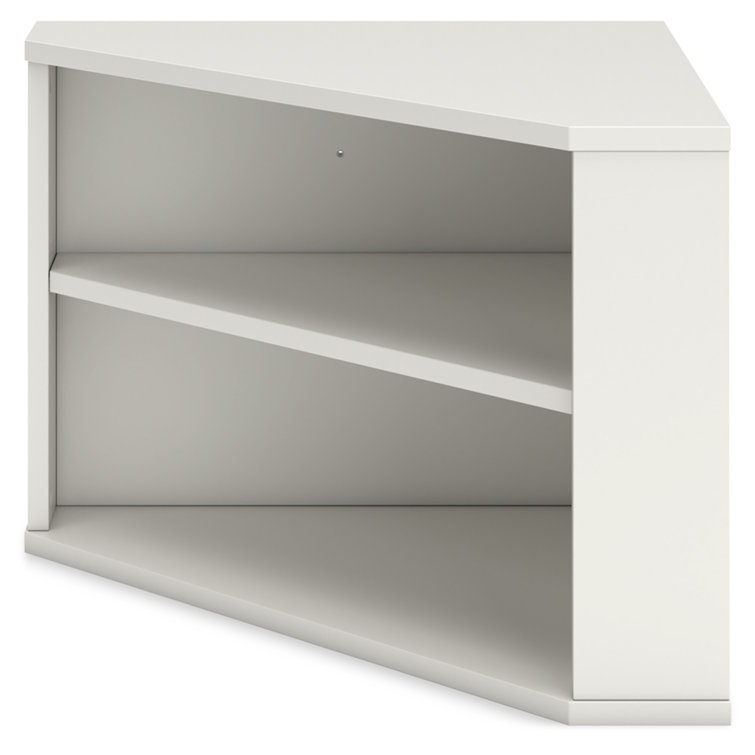 Ashley Grannen 42" Modern White Wood Home Office Desk with Drawer
