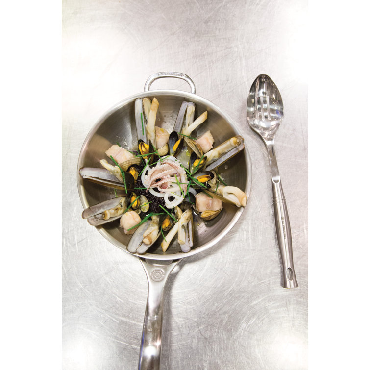 3.5 Quart Stainless Steel Saucier Pan with Lid