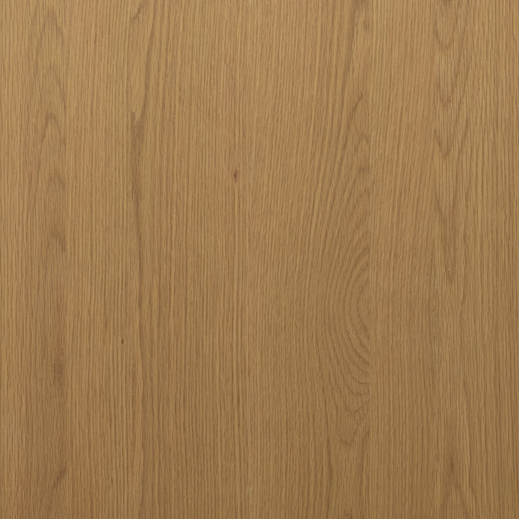 Allegra Honey Oak Executive Desk with Cane Paneling and Cord Management