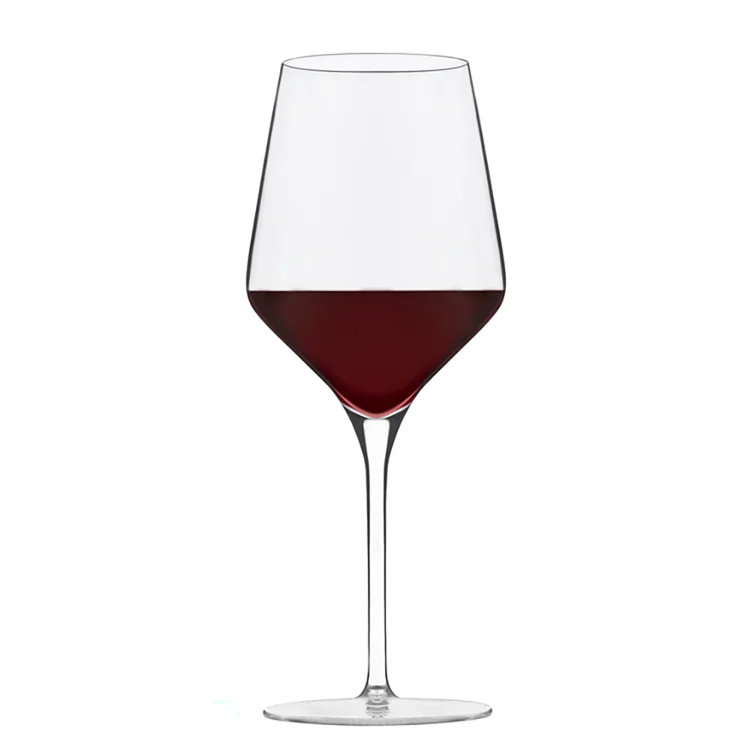 Greenwich Signature Angular Bowl 16-Ounce Wine Glasses Set of 4
