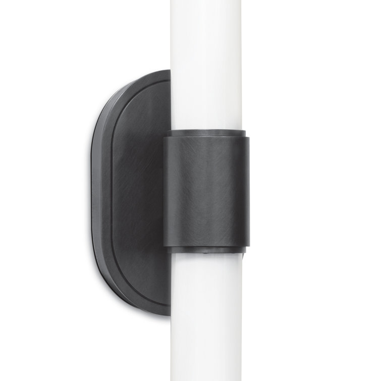 Dixon Double-Light Oil Rubbed Bronze Sconce with Opal Glass Shade