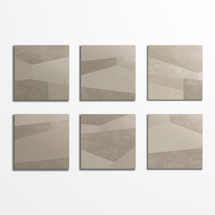 Taupe Large Format Matte Porcelain Floor and Wall Tile