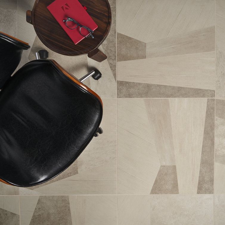Taupe Large Format Matte Porcelain Floor and Wall Tile