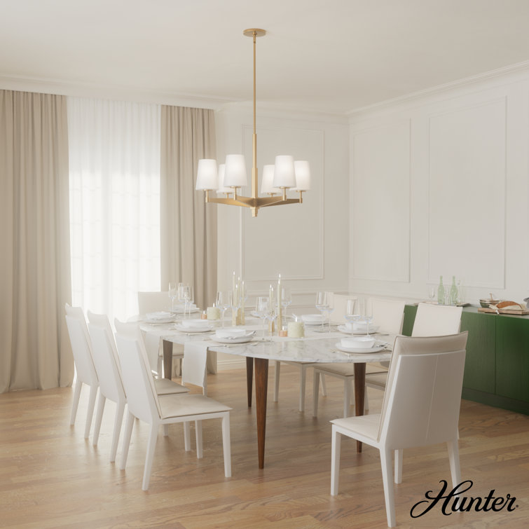 Alturas Gold Nolita 6-Light Glamorous Indoor Chandelier