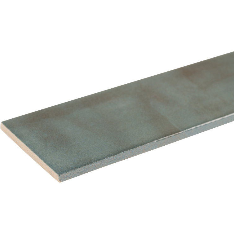 Uno 3" x 16" Blue Glazed Porcelain Subway Tile
