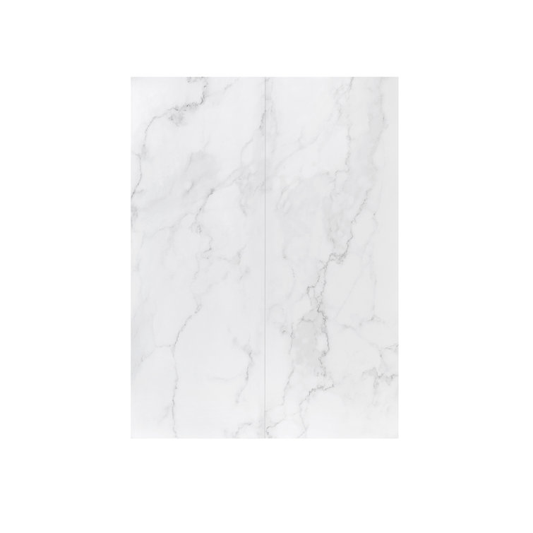 Carrara Marble 60'' x 80'' Shower Wall Kit