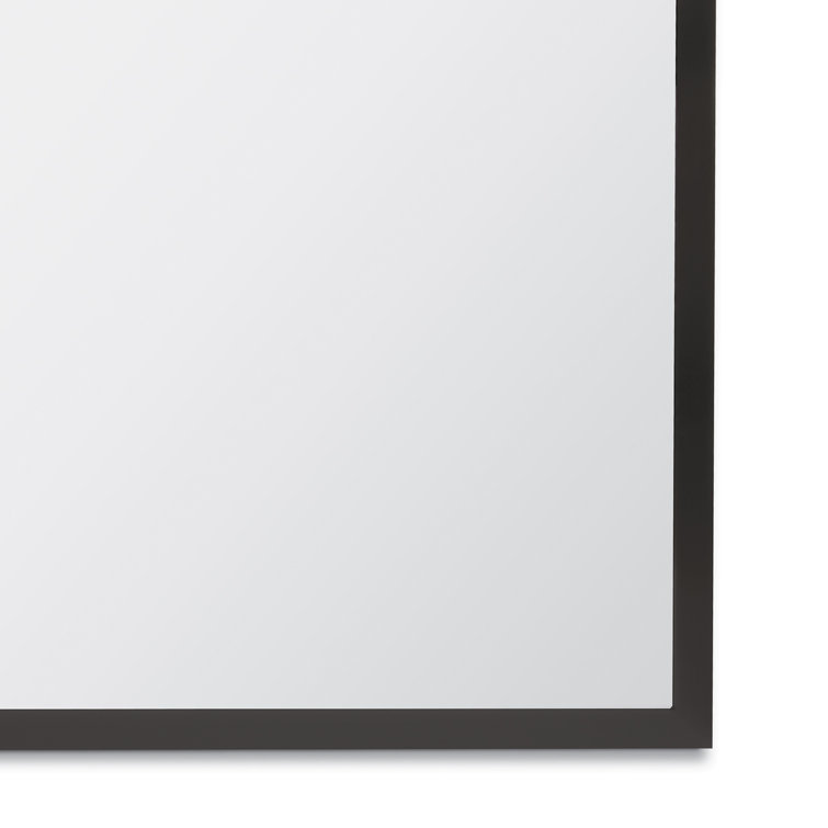 Black Nickel Steel Arch Accent Mirror