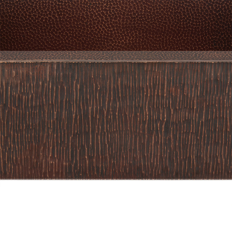 33'' Oil Rubbed Bronze Copper Farmhouse Drop-in Sink