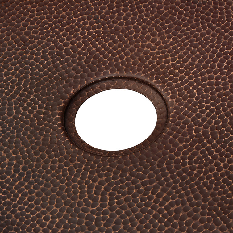 33'' Oil Rubbed Bronze Copper Farmhouse Drop-in Sink